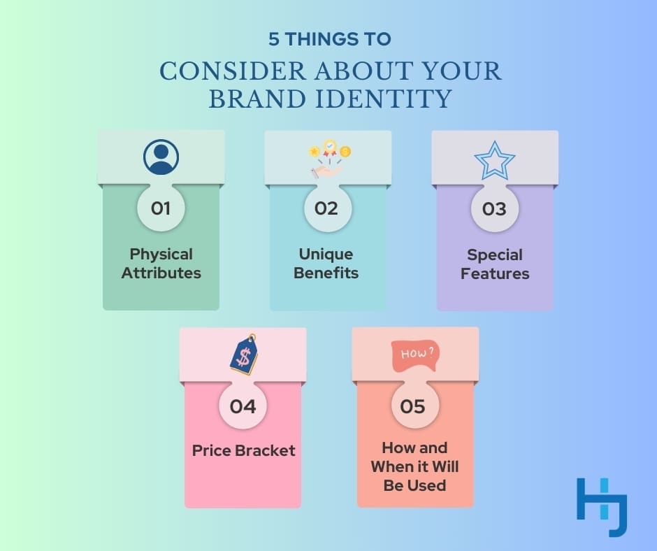 5 things to consider about your brand identity