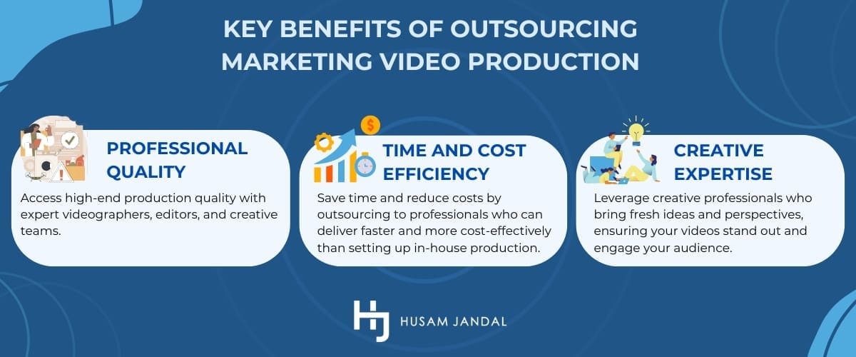 Key Benefits of Outsourcing Marketing Video Production