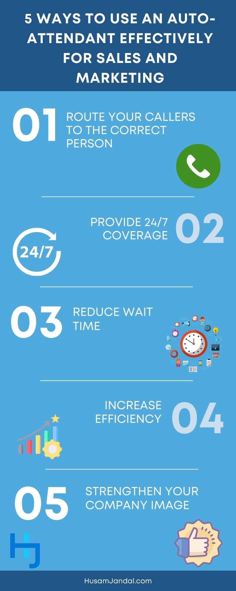 5 Ways to Use an Auto-Attendant Effectively for Sales and Marketing