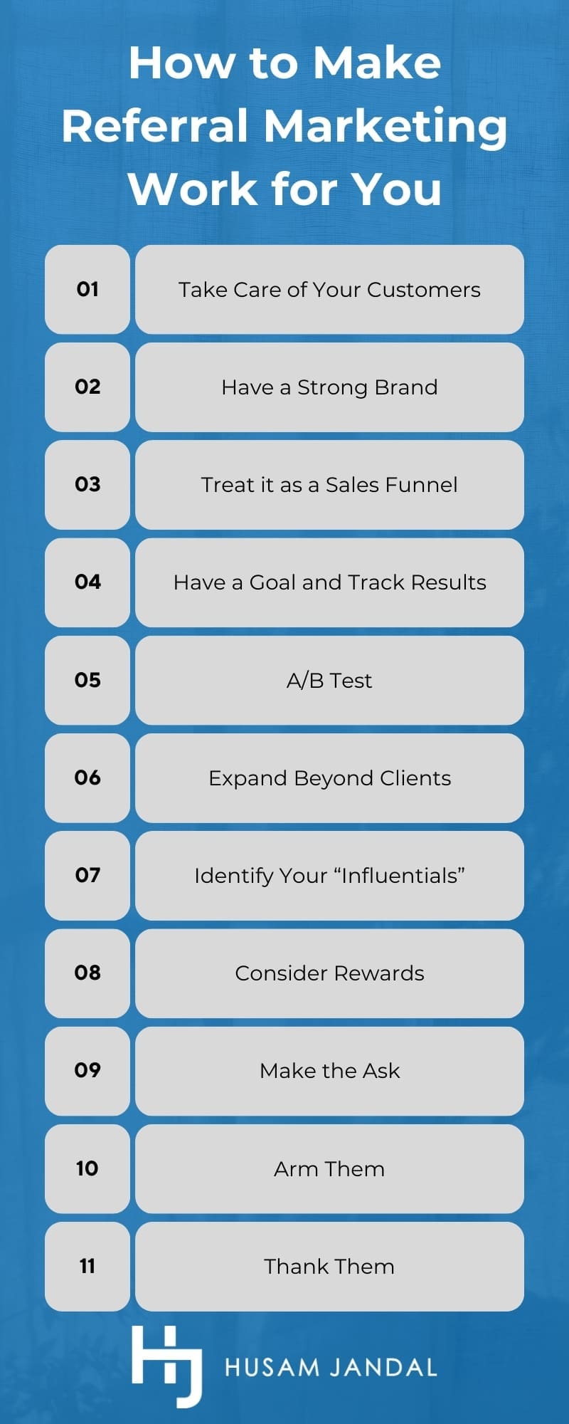 How to Make Referral Marketing Work for You Infographic