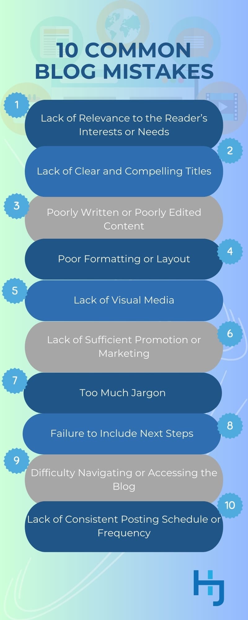 10 Common Blog Mistakes