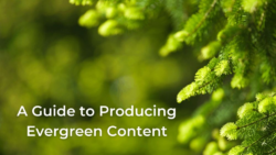 A guide to producing ever green content 930