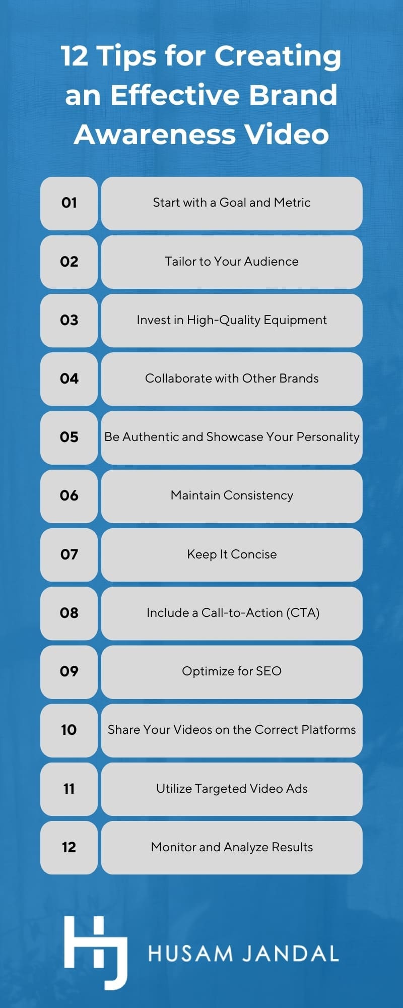 12 Tips for Creating an Effective Brand Awareness Video
