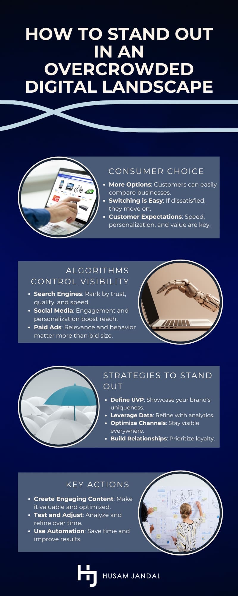 Infographic - How to Stand Out in an Overcrowded Digital Landscape