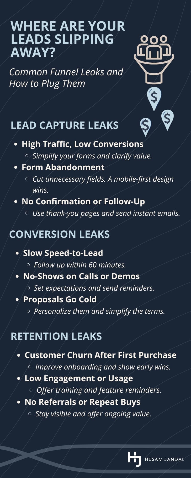 Infographic: Plugging the Leaks: How to Stop Losing Leads and Customers